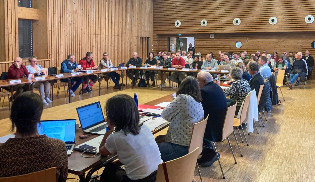 Premier conseil communautaire de la CCMG